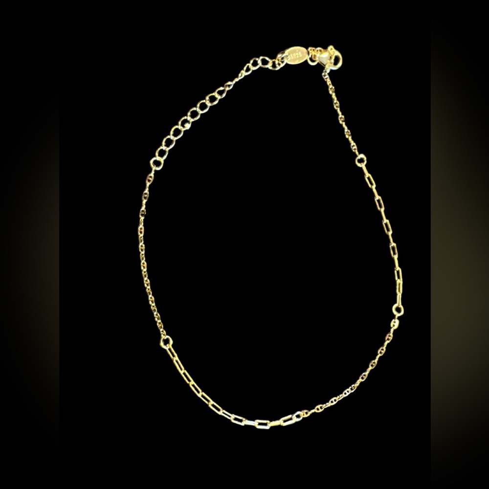 Ankle Bracelet Silver and Gold